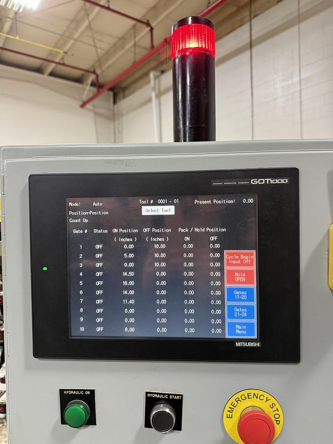 Used Plastic Engineering & Technical Services (PETS) VGATS1600 16 Zone Valve Gate Control USED #147597