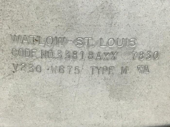 Used WATLOW 675 Watt Heater Band 33818AXX 7830 Used