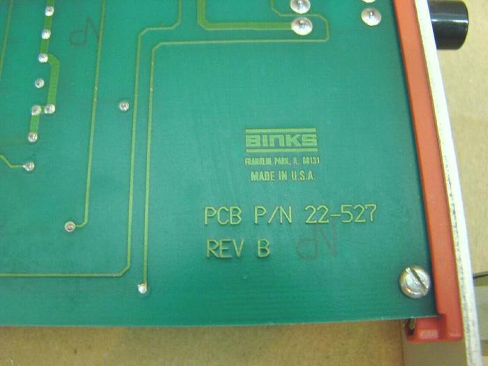 Used BINKS Circuit Board 22-527 #13380