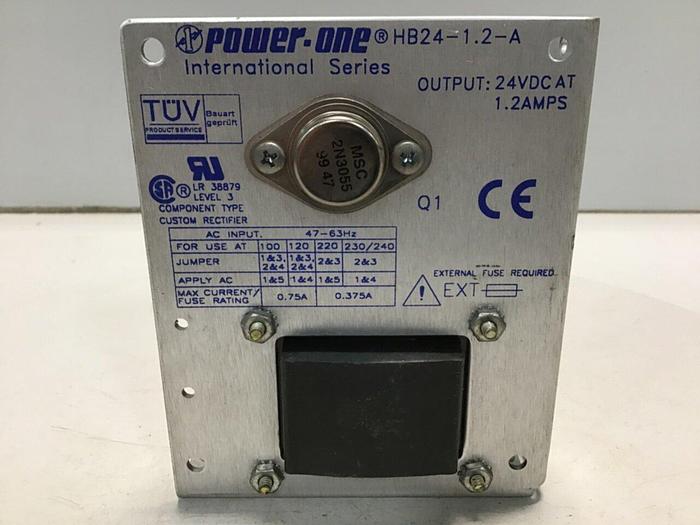 Used POWER ONE Power Supply HB24-1.2-A #112403