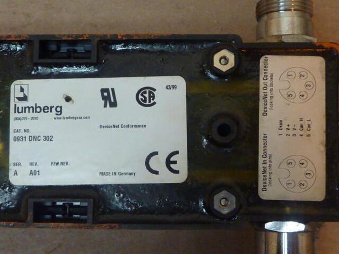 Used LUMBERG Devicenet Distribution Box 0931 DNC 302 #35282