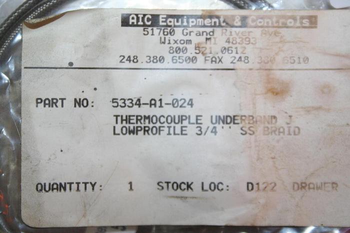 Used AIC Thermocouple 5334-A1-024 Used