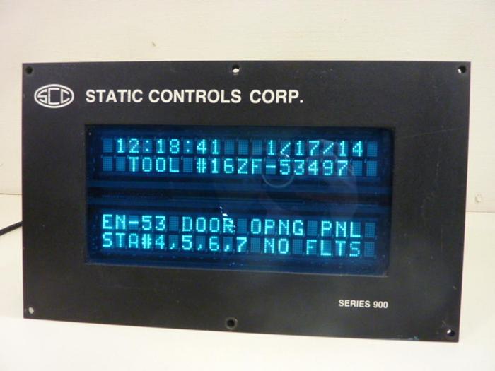Used STATIC CONTROL SYSTEMS Display Unit 900-M-4-18-120-P-24 #49569