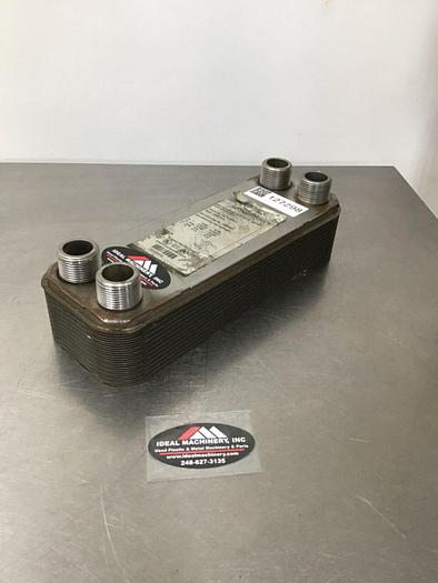 Used ALFA LAVAL Refrigerant Heat Exchanger CB27-24H #127298