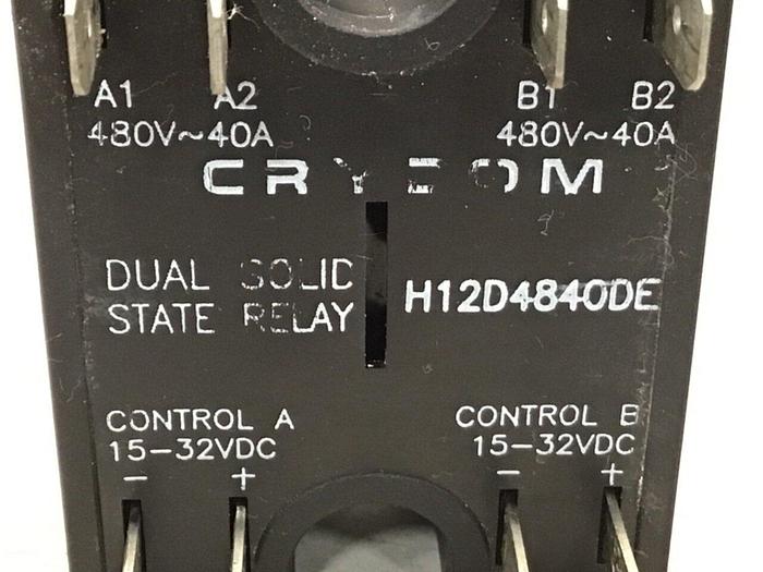 Used CRYDOM Dual Solid State Relay H12D4840DE USED