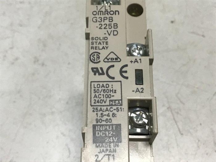 Used OMRON Solid State Relay G3PB-225B-VD #117925