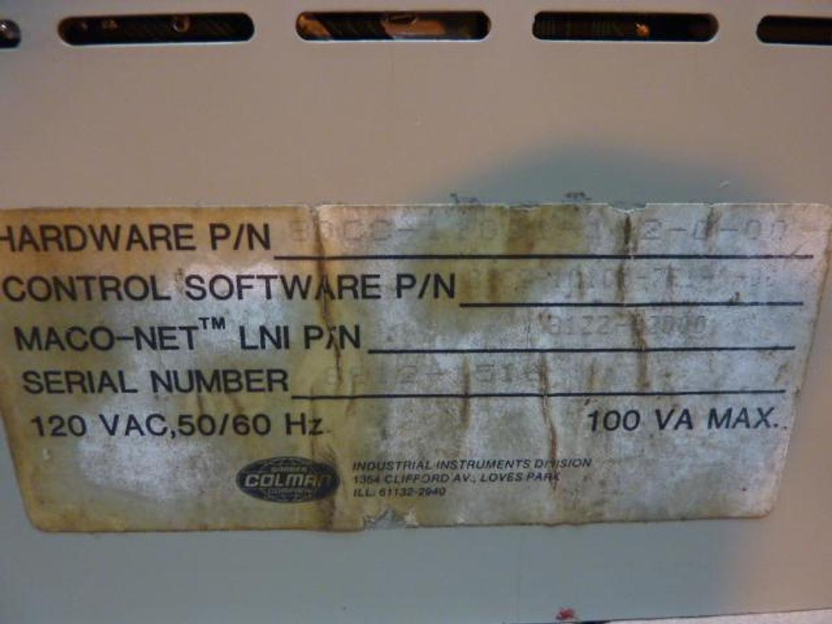 Used BARBER COLMAN Sequence Module MACO 8000 80CC-11001-102-0-00 #7992