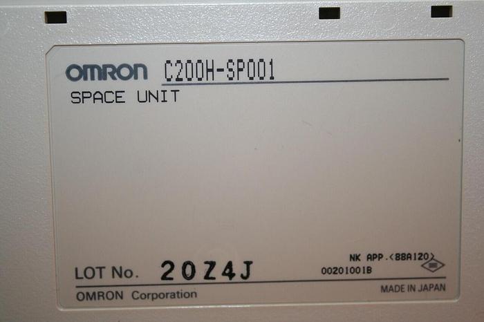 Used OMRON I/O Space Unit C200H-SP001 #75430