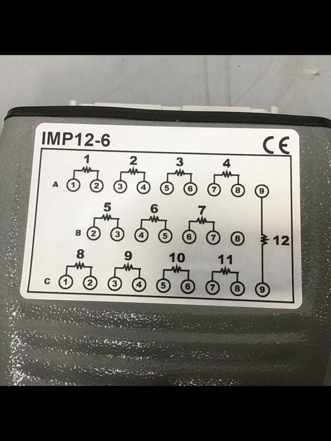 IDEAL MACHINERY 12 Zone Power Cable IMP12-6 NEW
