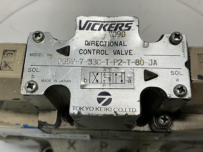 Used VICKERS DG5V-7-33C-T-P2-T-80-JA