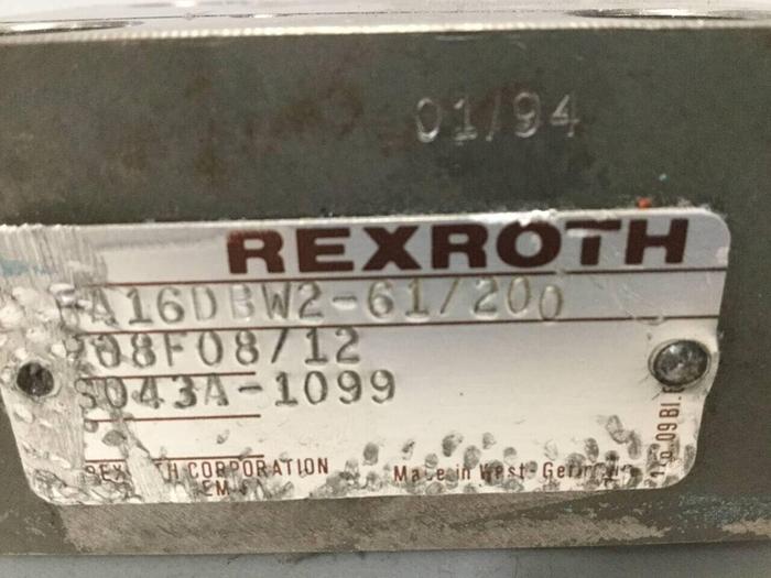 Used REXROTH Valve FA16DBW261200 #99467