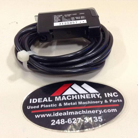 Used KEYENCE CORP Photoelectric Amlifier / Sensor FS-T22P #74300