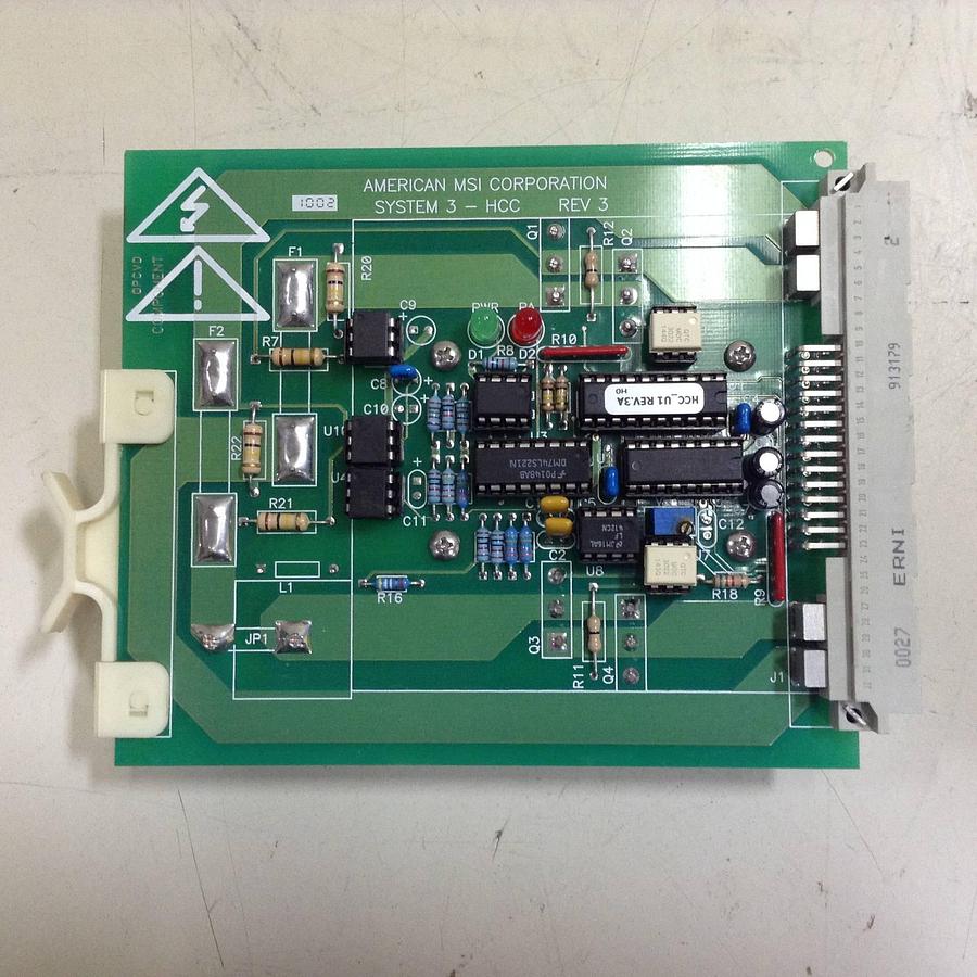 Used AMERICAN MSI Control Board C3201.010.045 Used 