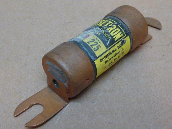 Used FUSETRON 225 Amp Fuse ACK-225 #33720