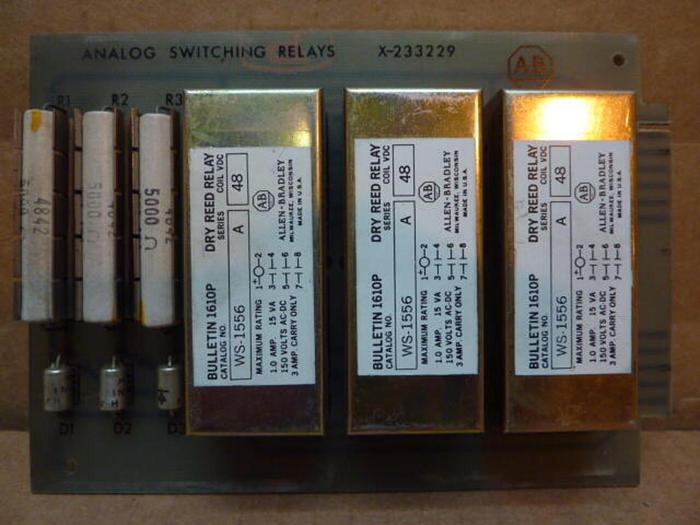 Used ALLEN BRADLEY Switching Relay Board X-233229 #27111