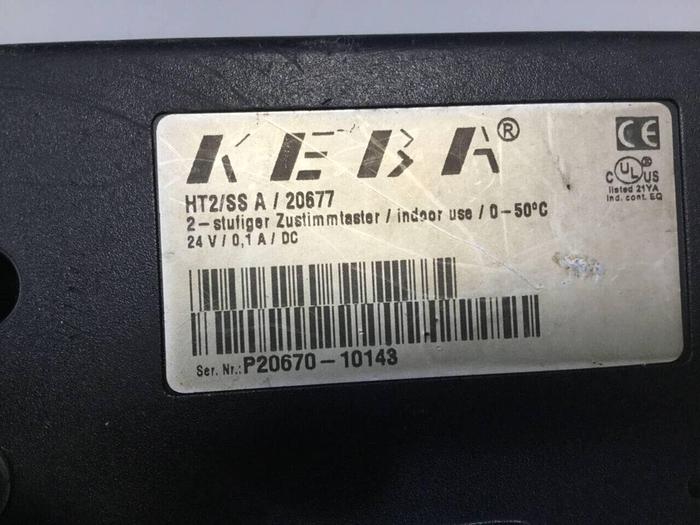 Used KEBA Teach Pendant HT2/SSA/20677 Used