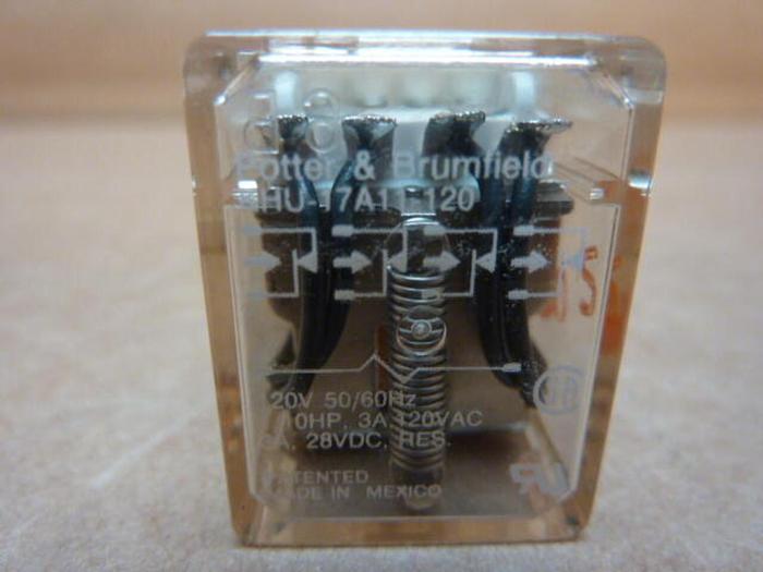 Used POTTER & BRUMFIELD Relay KHU-17A11-120 #27768