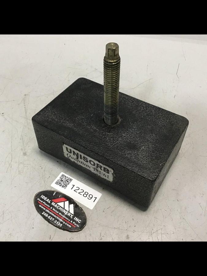 Used UNISORB Leveling Mount Pad 7 x 4 QUANTUM IM-61 Used
