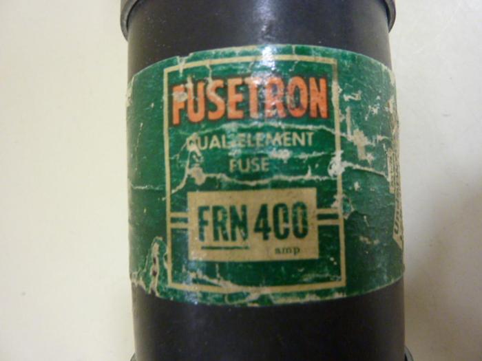 Used FUSETRON 400 Amp Fuse FRN-400 #66145
