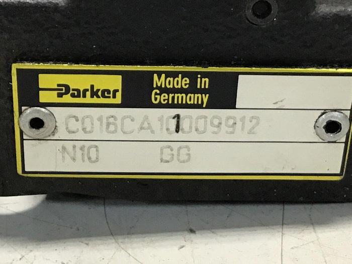 Used PARKER Valve C016CA10009912 #130916