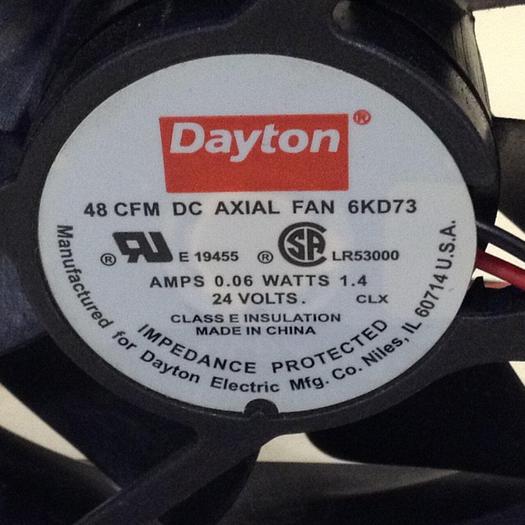 Used DAYTON DC Axial Fan 6KD73 #81805