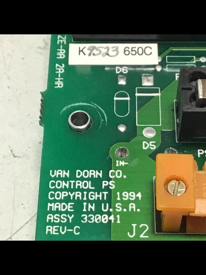Used VAN DORN Circuit Board 330041 PC330-041 Used