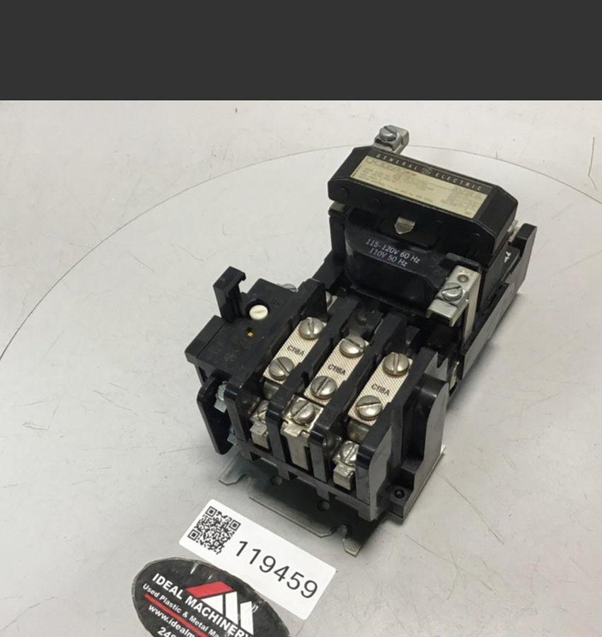 Used GENERAL ELECTRIC (G.E.) Motor Starter Size 00 CR306A0 USED