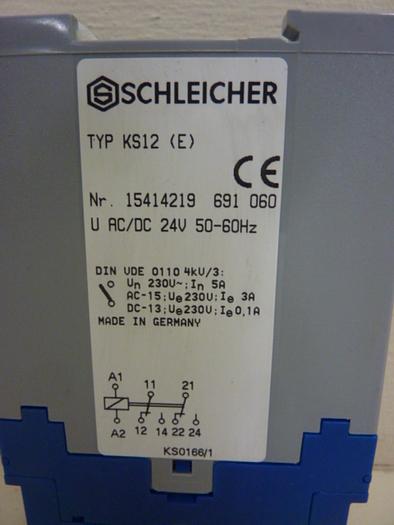 Used SCHLEICHER Relay Module KS12 #54584