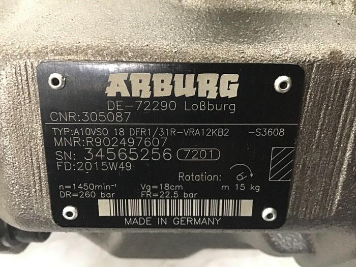 Used ARBURG Pump R902497607 Used