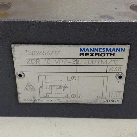 Used REXROTH Directional Valve ZDR10VP731200YM12 #84238