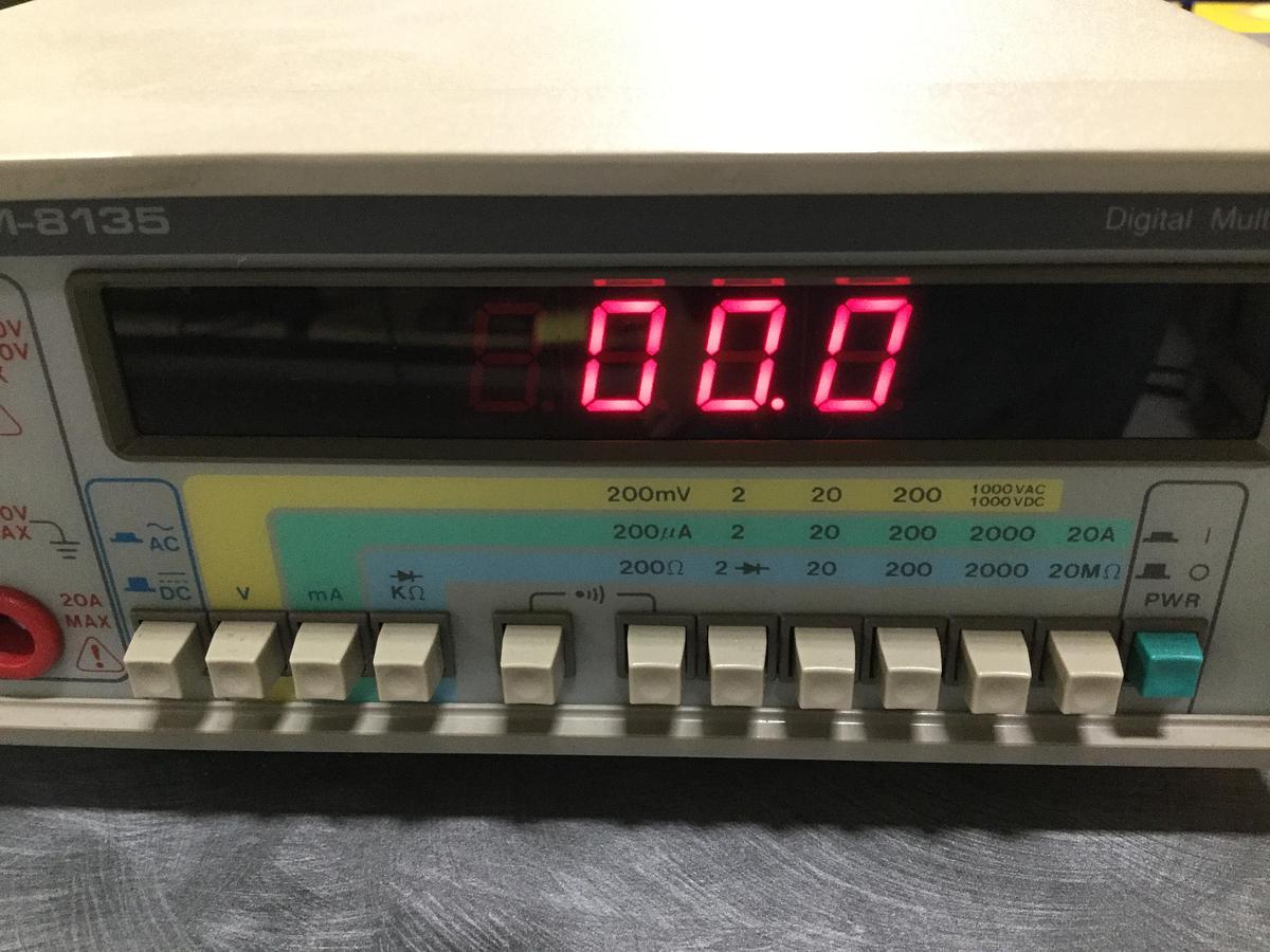 Used GW INSTEK Digital Multimeter GDM-8135 #107280