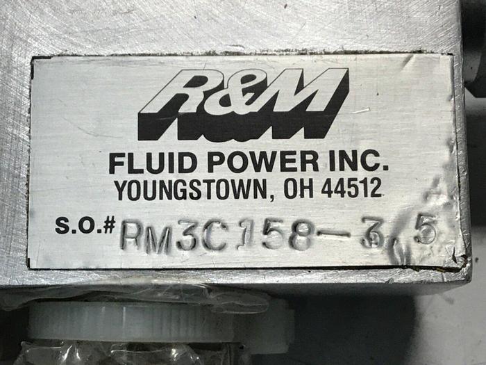 Used R&M MATERIALS Manifold RM3C158-35 #111833