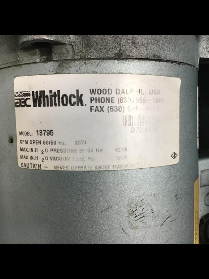 Used AEC WHITLOCK Hot Air Dryer HA-60 #139639