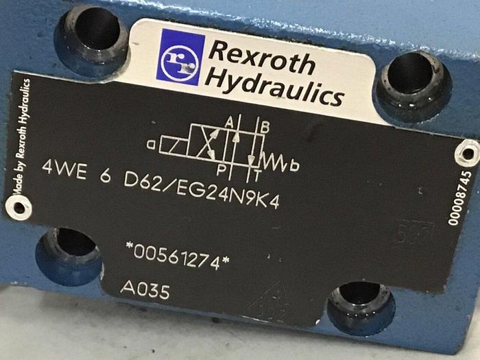Used REXROTH Valve 4WE6D62EG24N9K4 Used