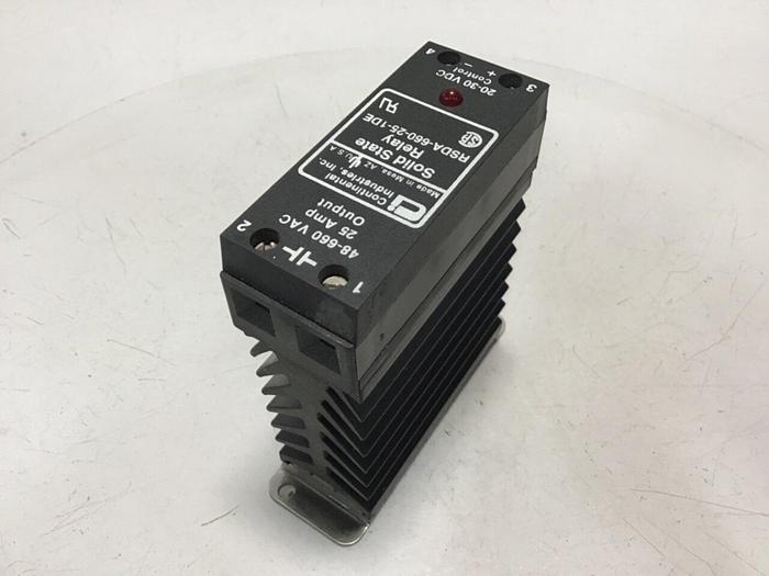 Used CONTINENTAL INDUSTRIES Solid State Relay RSDA-660-25-1DE #134752