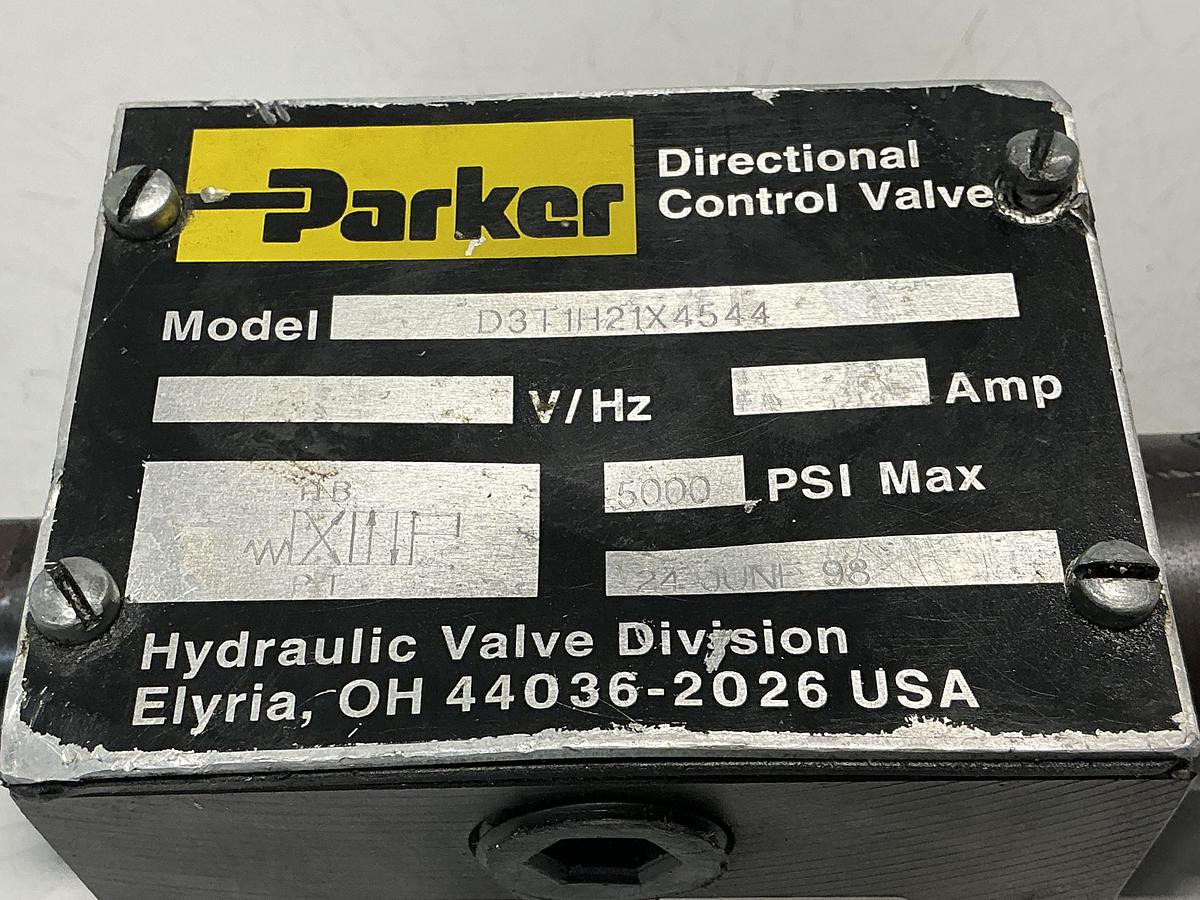 Used PARKER D3T1H21X4544 Valve Used #147080