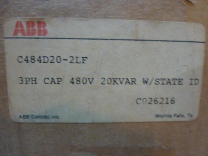 ABB Capacitor C484D20-2LF #28599
