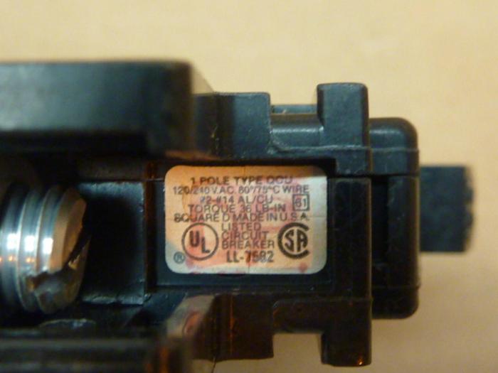 Used SQUARE D 30 Amp Circuit Breaker QOU130 #33007