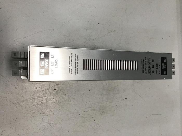 Used SCHAFFNER Power Line Filter FN258-30-33 #135032