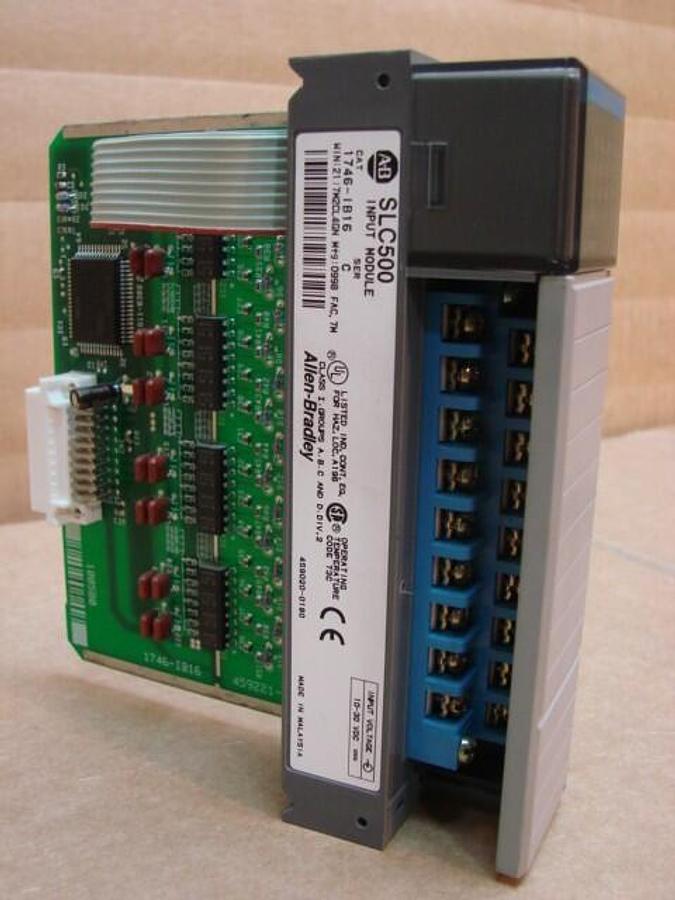 Used ALLEN BRADLEY Input Module 1746-IB16 SER C Used