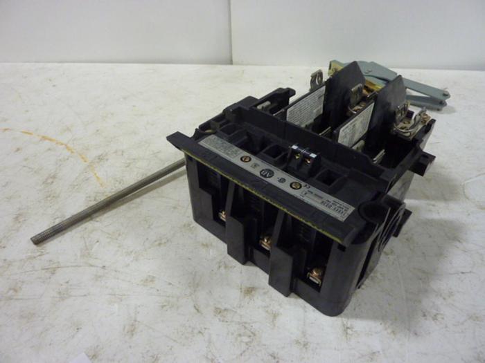 Used ALLEN BRADLEY 30 Amp Disconnect Switch 1494V-DS30 SER A #57433