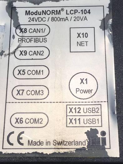 Used MIKRAP Operator Interface LCP-104 Used