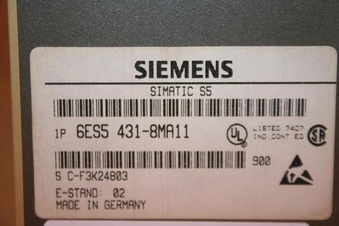 Used SIEMENS Digital Input Module 6ES5 431-8MA11 Used