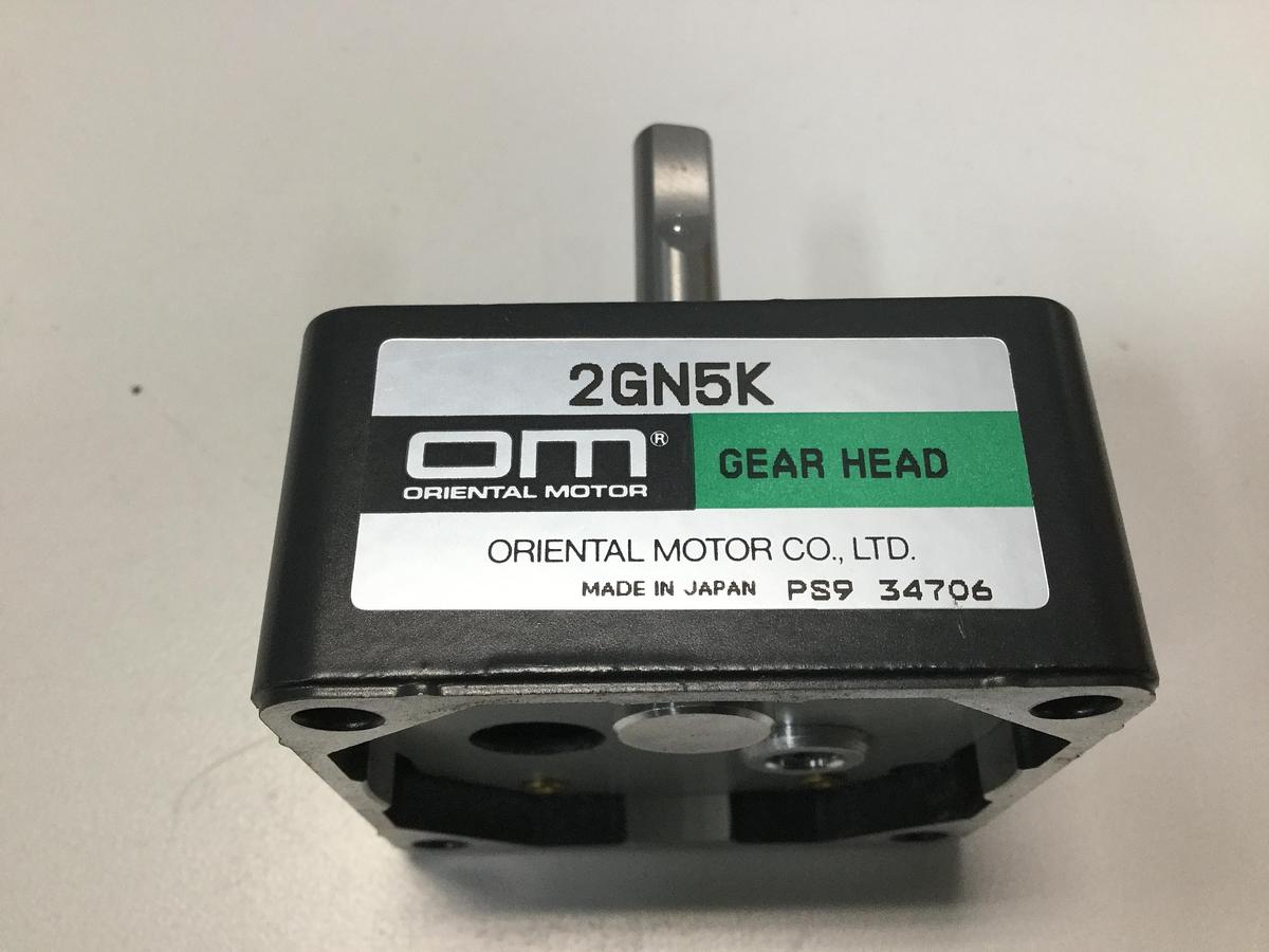 Used ORIENTAL MOTOR Gearhead 2GN5K Used
