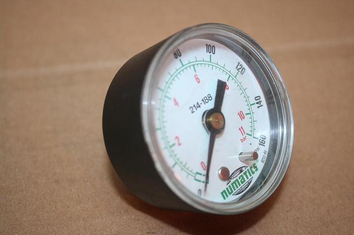 Used NUMATICS Pressure Gauge 214-188 #20245 DNL SCRAPPED