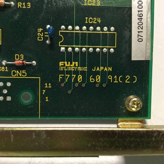 Used FUJI ELECTRIC Circuit Board F770 60 91(2) #96240
