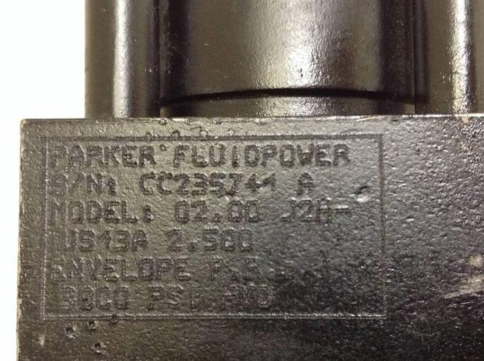 Used PARKER Pneumatic Cylinder 2.00 J2H-US13A 2.500 #68236