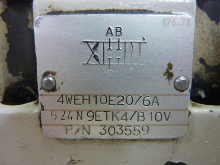Used REXROTH Valve 4WE6J51AG24N9K4B10V #49614