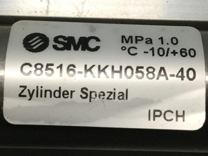 Used SMC Cylinder C8516-KKH058A-40 #104788