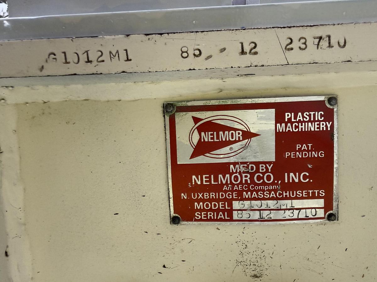 Used DNL / NOT CLEANED NELMOR GRINDER GRANULATOR G1012M1 USED